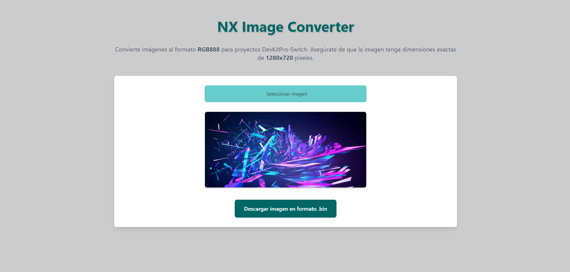 NX Image Converter